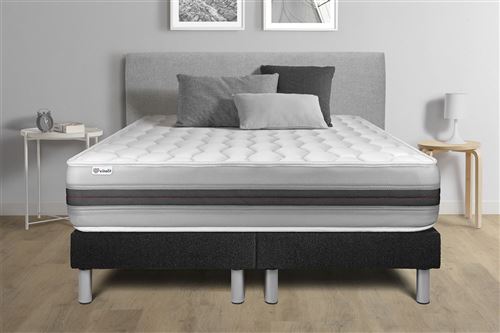 VITALIT Ensemble Matelas Sommier 2x100x200 cm - Vitalspring Recover