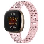 Strap-it Bracelet Diamant - compatible pour Fitbit Versa 3 (rose)