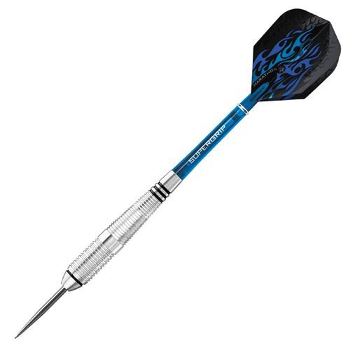 Fléchettes Harrows Blaze INOX - Pointes Acier 21-24g - Avec étui Et Accessoires - Pour Joueurs Pro Et Amateurs