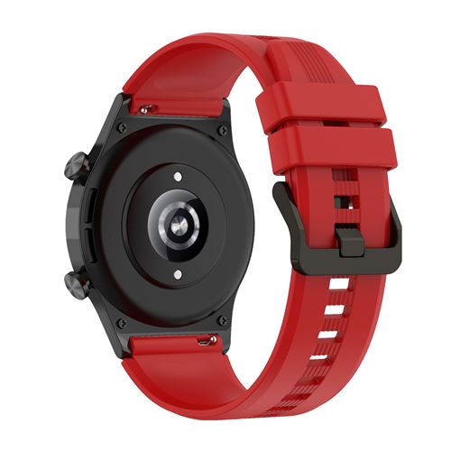 Avizar Rouge Bracelet Pour Honor Watch Gs3 Silicone Soft Touch Et Ajustable - Image 3