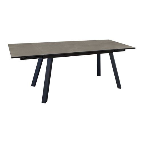 Table de jardin Agra, plateau Kedra® alu/ceram - graphite/alley 150/200/250 cm