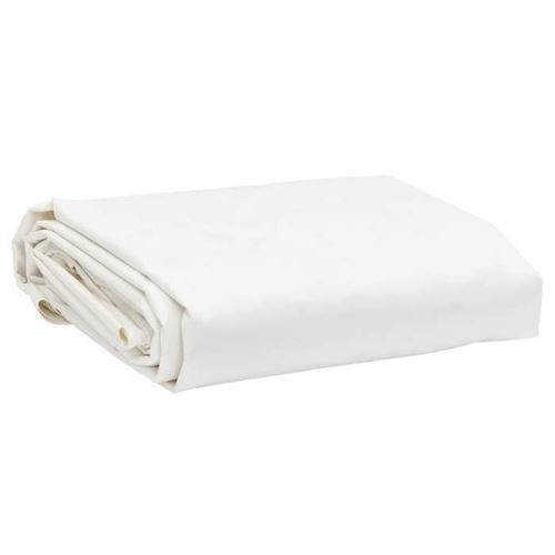 vidaXL - Bâche de protection - Résistante aux UV - Blanche - Image 3