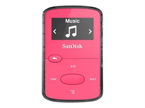 SanDisk Clip Jam - Lecteur numérique - 8 Go - rouge