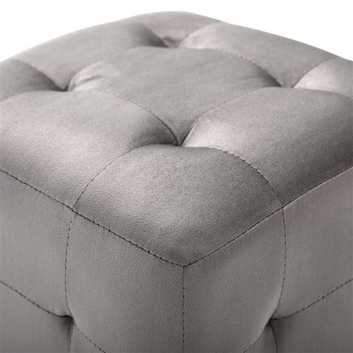 Pouf modulaire à 3 places Patchwork Tissu vidaXL