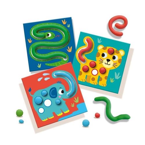 My first - Cartes d'activité en pâte à modeler