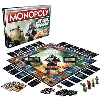 Jeu de Monopoly Boba Fett Star Wars The Mandalorian - 1