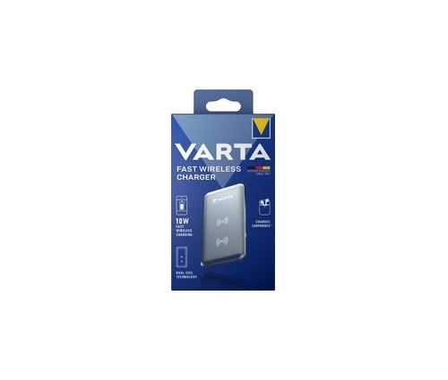VARTA Chargeur Fast Wireless Charger , argent