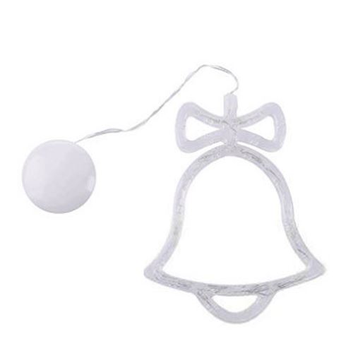 Lumières suspendues en forme de cloches Ornements de Noël pour Décoration intérieure des fenêtres et des portes