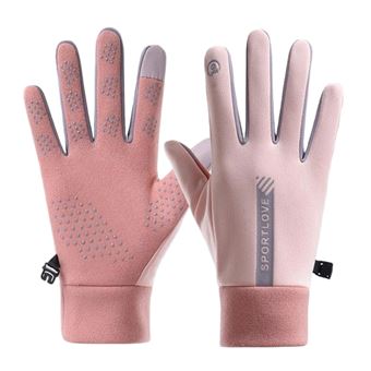 Souke Sports Gants de cyclisme pour homme et femme - Gel absorbant les chocs - Coupe-vent - Avec écran tactile - Antidérapants - Chauds