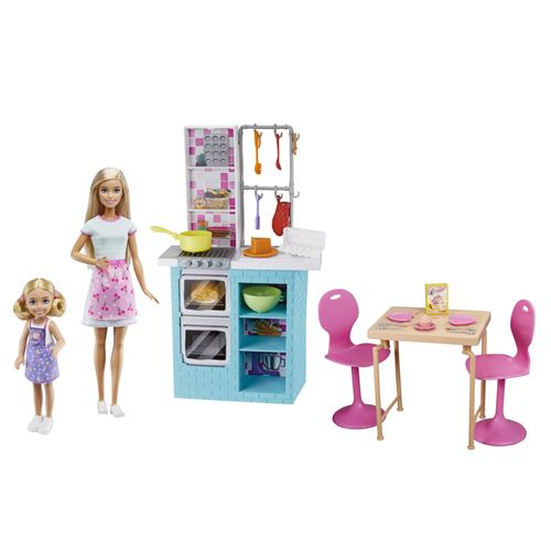 Coffret Poupées Barbie Chelsea - Pâtisserie avec accessoires