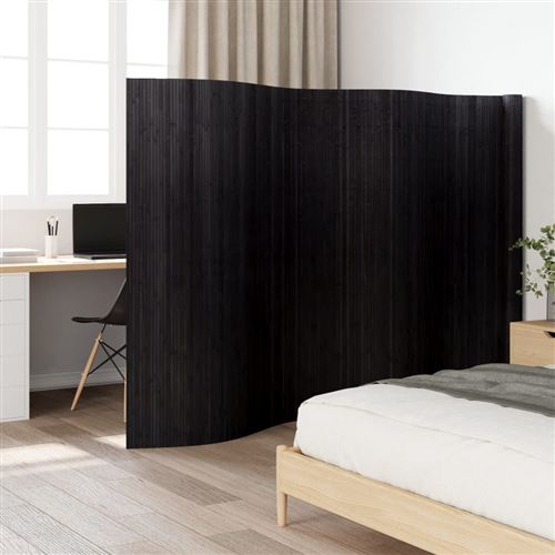 Non Communiqué Noir Vidaxl Cloison De Séparation 165X600 Cm Bambou, Écran De Séparation De Pièces, Séparation De Bureaux, Écran De Séparation, Séparation De Pièces