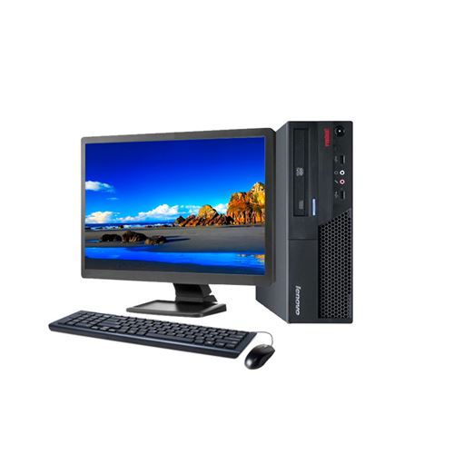 Unité centrale Lenovo M58 SFF - Dual Core - RAM 8Go - HDD 250Go - Windows 10 - Ecran 17 - Reconditionné