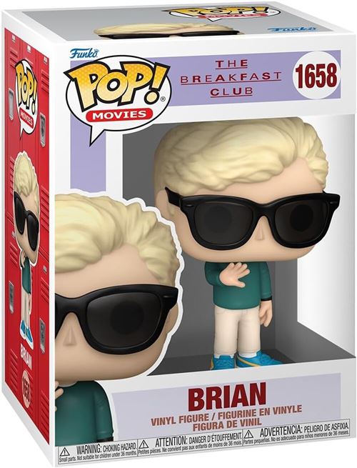 Funko Multicolore Figurine Vinyl The Breakfast Club Pop! Movies Brian - Image 3