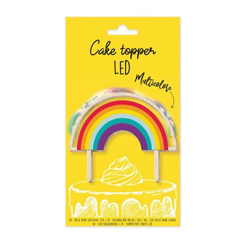 Scrapcooking - Cake Topper LED - Décoration de Gâteau Lumineuse - Arc-en-ciel - Image 3