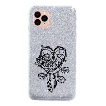 10 Sur Coque Taperso Pour Iphone 11 Paillette Argent Motif