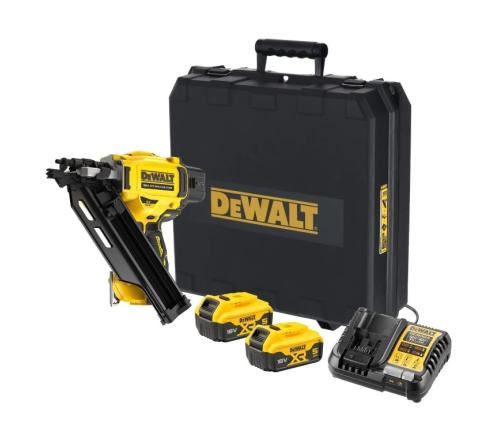 Dewalt - Cloueur de charpente 18V XR - DCN930P2-QW - 2 Batteries 5Ah - Chargeur - Mallette T-STAK - Image 3