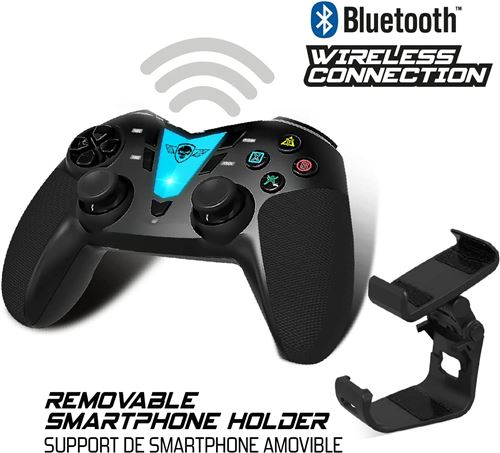 Manette Telephone Android Bluetooth avec Bouton Programmable +