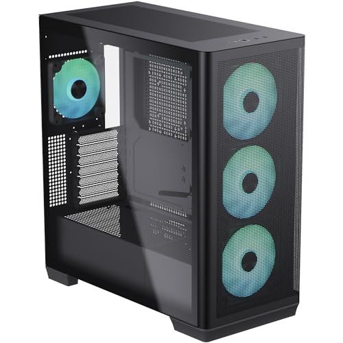 APNX C1-BK-V1 unité centrale Midi Tower Noir - Image 4