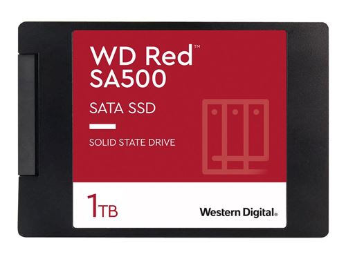 WD Red SA500 NAS SATA SSD WDS100T1R0A - SSD - 1 TB - intern - 2.5 - SATA 6Gb/s