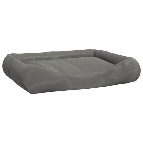 Comparer les prix de vidaXL Coussin avec oreillers pour chien Gris 89x75x19 cm Tissu Oxford