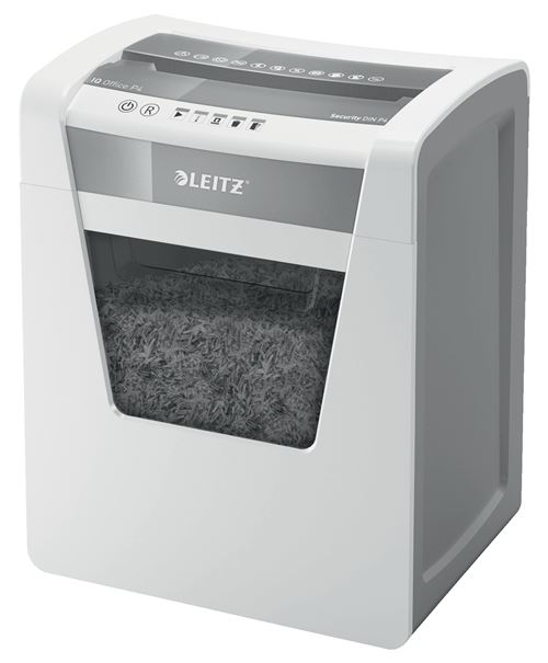 Leitz Iq Office P-4 Destructeur De Documents Destruction Par Particules 4 X 40 Mm 23 L Nombre De Pages (Max.): 15 Niveau De Sécurité 4 Détruit Également Les