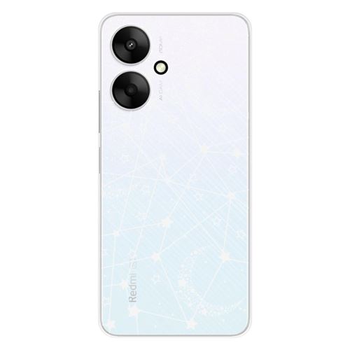 Coque en silicone imprimée compatible Xiaomi Redmi 13C 5G Lignes étoilées