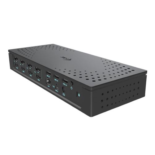 i-Tec - Station d'accueil - USB-C / USB 3.0 / Thunderbolt 3 / Thunderbolt 4 - 4 x DP 4 x HDMI - 2.5 GigE - Europe