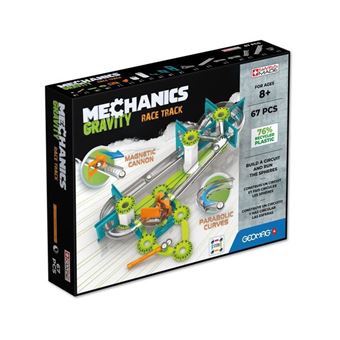 Jeu de construction magnétique Geomag Mechanics Ecofriends Gravity 67 pièces