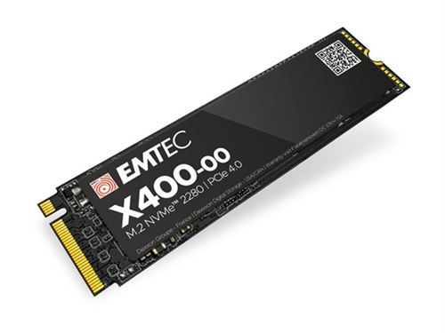 EMTEC Power Pro X400 - SSD - 500 GB - intern - M.2 2280 - PCIe 4.0 x4 (NVMe)