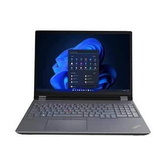 Lenovo ThinkPad P16 Gen 2 21FA - Conception de charnière à 180 degrés - Intel Core i7 - i7-14700HX / jusqu'à 5.5 GHz - Win 11 Pro - RTX 1000 Ada - 32 Go RAM - 1 To SSD TCG Opal Encryption 2, NVMe, Performance - 16" IPS 2560 x 1600 (WQXGA) @ 165 Hz - W