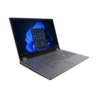 Lenovo ThinkPad P16 Gen 2 21FA - Conception de charnière à 180 degrés - Intel Core i7 - i7-14700HX / jusqu'à 5.5 GHz - Win 11 Pro - RTX 1000 Ada - 32 Go RAM - 1 To SSD TCG Opal Encryption 2, NVMe, Performance - 16" IPS 2560 x 1600 (WQXGA) @ 165 Hz - W