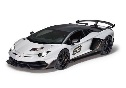 Rastar RC Lamborghini Aventador SVJ argent 1:14