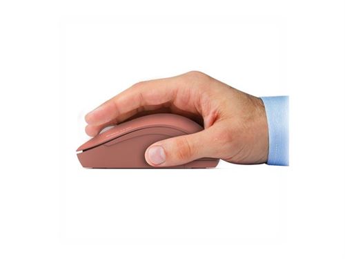 PORT Connect Collection - Souris - droitiers et gauchers - optique - 3 boutons - sans fil - 2.4 GHz - récepteur sans-fil USB/USB-C - terre cuite