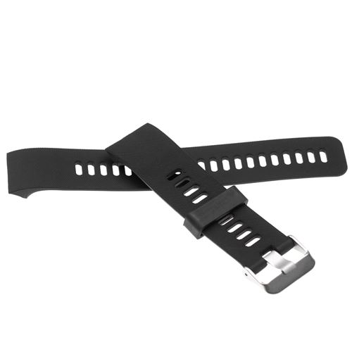 vhbw bracelet compatible avec Garmin Forerunner 30, 35 montre connectée -  13,5 + 9,4 cm silicone noir - Accessoires bracelet et montre connectée -  Achat & prix