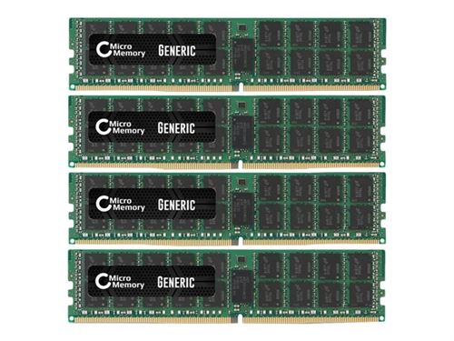 CoreParts - DDR4 - kit - 64 Go: 4 x 16 Go - DIMM 288 broches - 2133 MHz / PC4-17000 - 1.2 V - enregistré avec parité - ECC