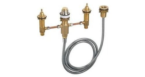 Hansgrohe Basic set for 4-hole rim-mounted Bath Mixer 13244180