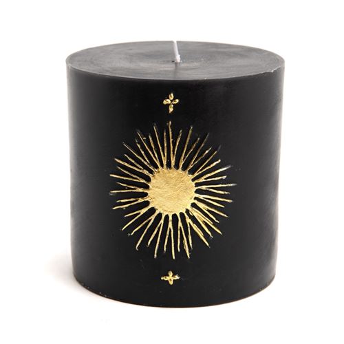 Amadeus - Bougie Soleil - 10 cm - Noir - Image 4