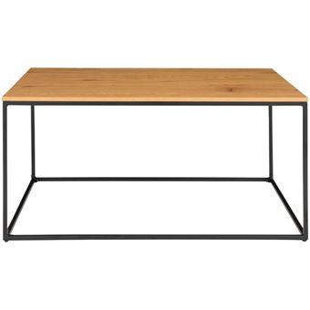 House Nordic Table basse Avery Chêne et noir - 1