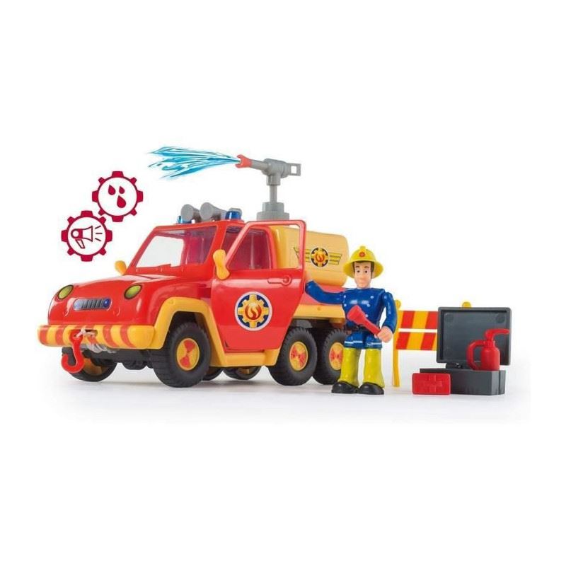 Simba Figurine véhicule d'urgence Phoenix Sam le pompier