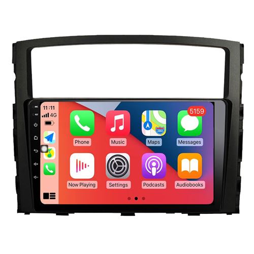 Autoradio Multimédia RoverOne Android GPS CarPlay Android Auto DSP pour Mitsubishi Pajero V97 V93 2006 - 2011