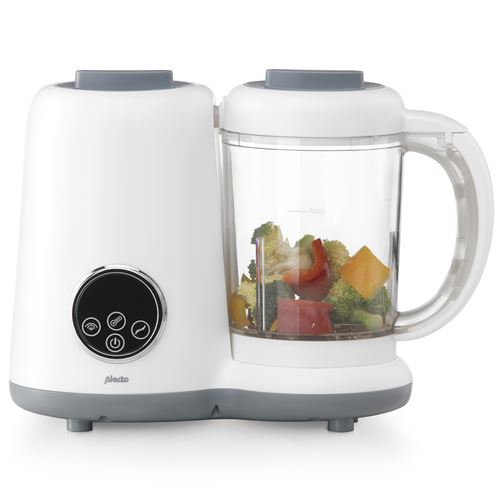 Robot culinaire 5 en 1 pour nourriture des bébé Alecto BFP-66 Blanc