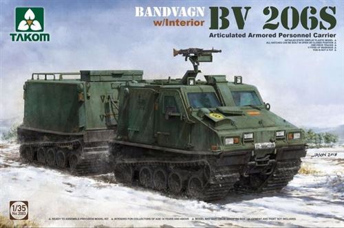 Bandvagn Bv 206s Articulated Armored Personnel Carrier- 1:35e - Takom