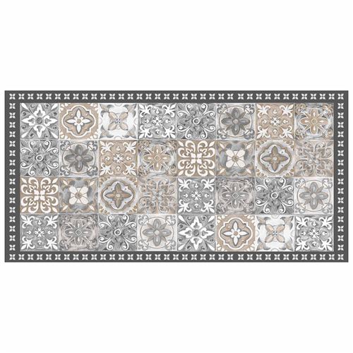 Tapis rectangle 50 x 100 cm vinyle alicante Naturel