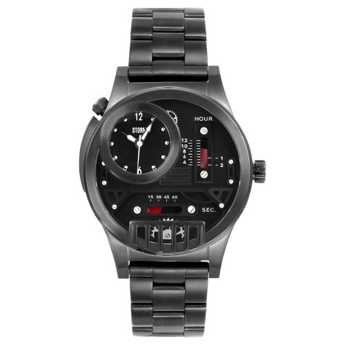 Montre STORM en Acier Noir