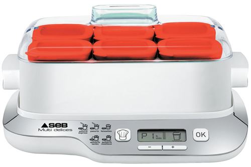 Seb Blanc/Rouge Yaourtière Multi Délices Express Compact - Yg660100 - Image 3