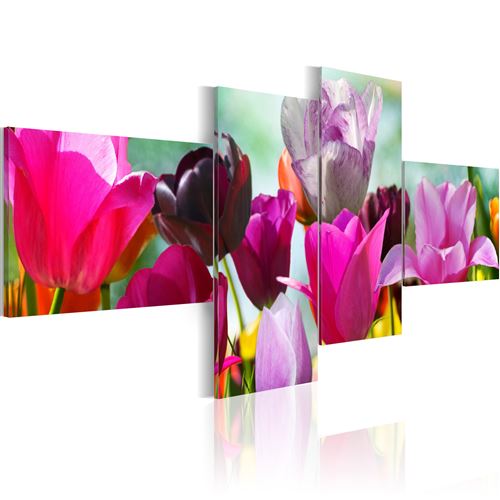 Tableau - Charme des coquelicots roses - 200x90 Artgeist (2007)