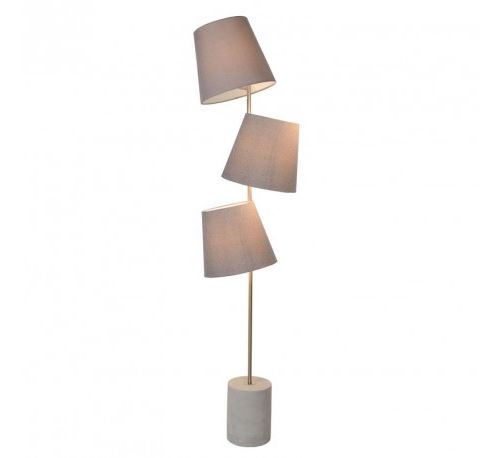 Lampadaire béton arjan h168 cm - taupe