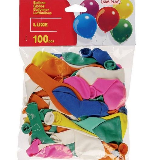 Jeu 100 Ballons De Luxe Coloré Pour Fete Et Anniversaire Kim Play
