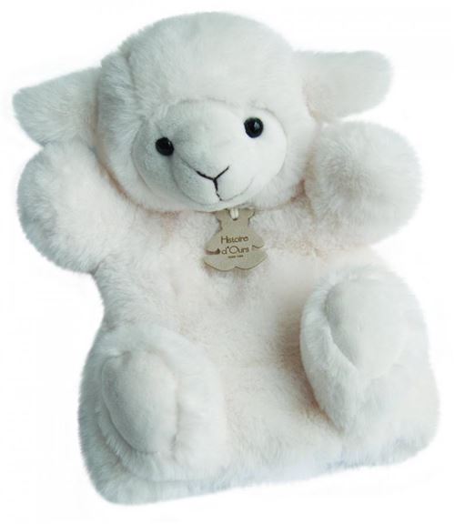 Doudou et compagnie douce marionette agneau
