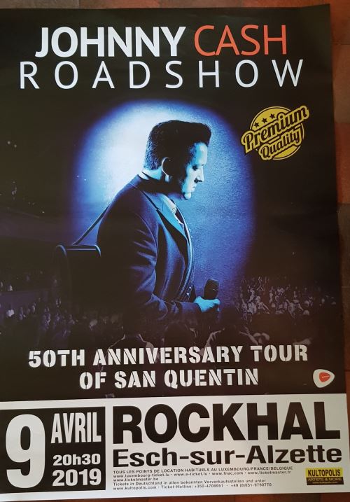 Johnny CASH - Anniversary Tour of San Quentin - AFFICHE